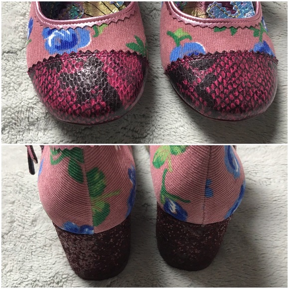 NWT Irregular Choice All Mixed Up Glitter Heels - Picture 5 of 8